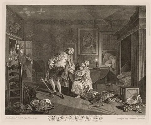Marriage à la Mode:  The Death of the Earl