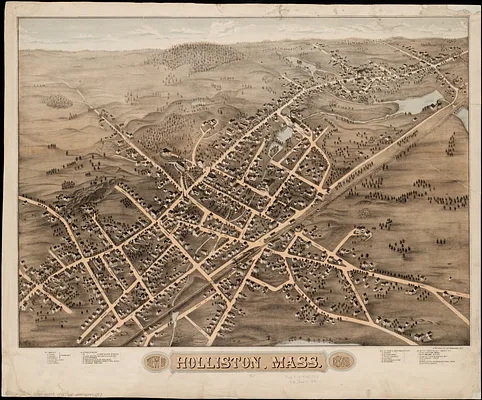 View of Holliston, Mass