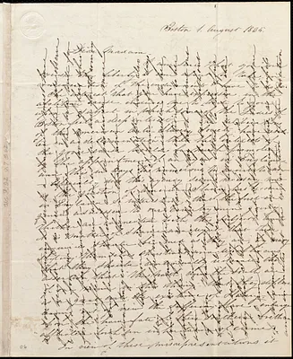 Letter from Caroline Weston, Boston, [Mass.], to Mrs. L. R. G. Hamatt, 1 August 1835