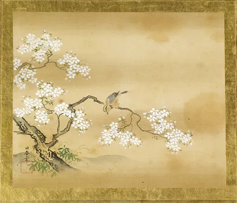 Bird in Cherry Tree