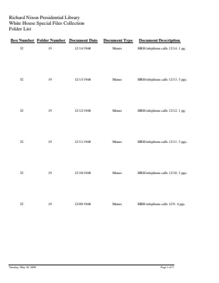 WHSF: Returned, 32-19