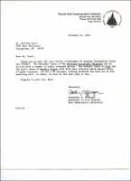 Correspondence: Letter from Catherine A. Offinger (WHOI - Research Assistant Deep Submergence Laboratory) to Mr. William Conti.
