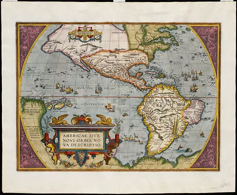 Americae siue noui orbis, noua descriptio