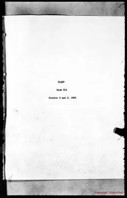 Volume 318, October 2 – October 3, 1940