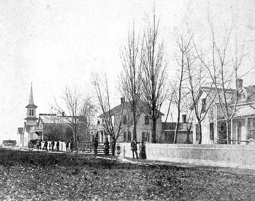 Historic Street Scene, Farley, 1898