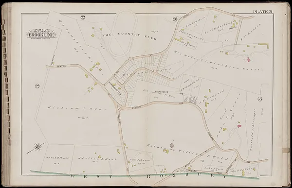 Atlas of the town of Brookline, Norfolk County, Massachusetts