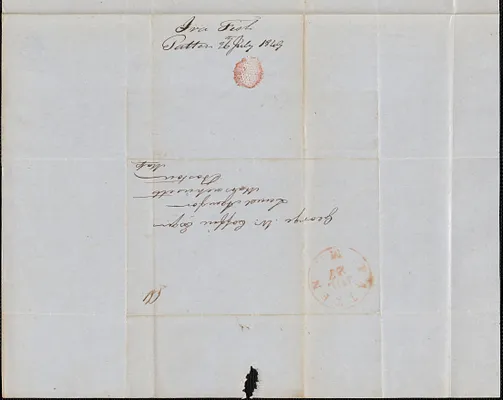 Ira Fish to George Coffin, 26 July 1849