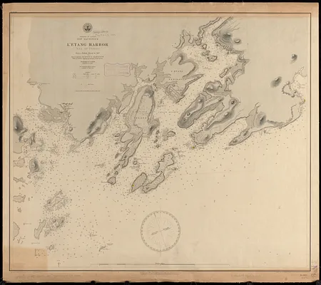 Dominion of Canada, New Brunswick, L'Etang Harbor (Bay of Fundy)