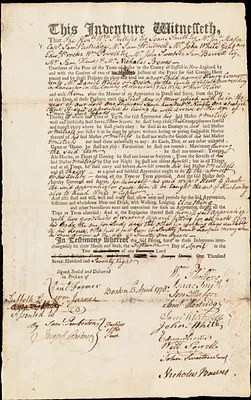 Henry Conner indentured to apprentice with Daniel Waldo of Lancaster/Boston, 15 April 1778