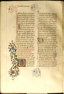 Leaf from Breviary