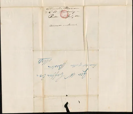 Charles Hanson and C.W. Harding to George Coffin, 4 July 1842