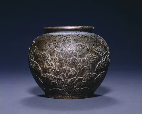 Jar with Floral Decoration