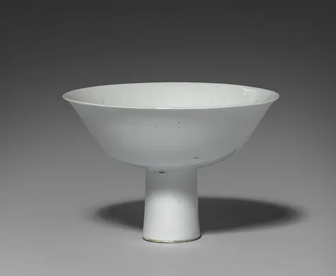 Stem Cup with Buddhist Emblems: Shufu Ware