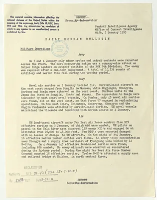 Memorandum, Daily Korean Bulletin