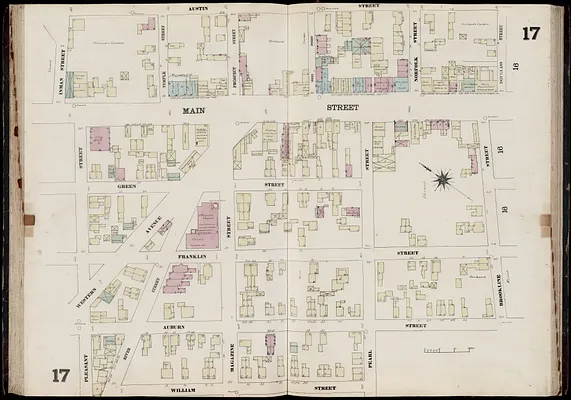 Insurance map of Charlestown : portions of Roxbury (now annexed to Boston) and Cambridge