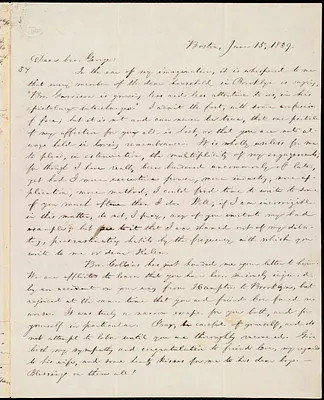 Letter from William Lloyd Garrison, Boston, [Mass.], to George William Benson, June 15, 1839