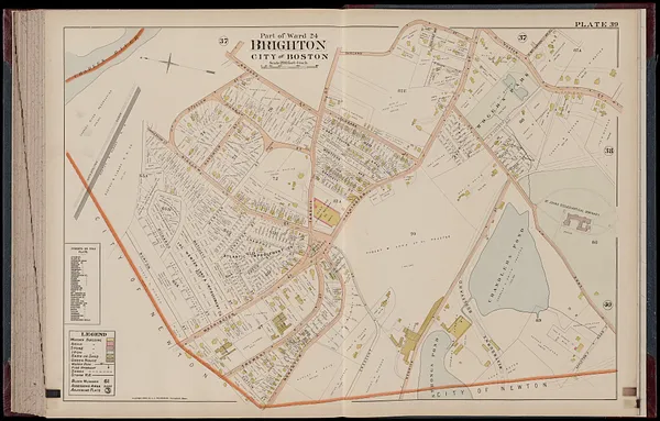 Atlas of Dorchester, West Roxbury and Brighton, city of Boston