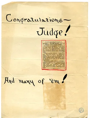 Newspaper Birth Announcement for Margaret Truman