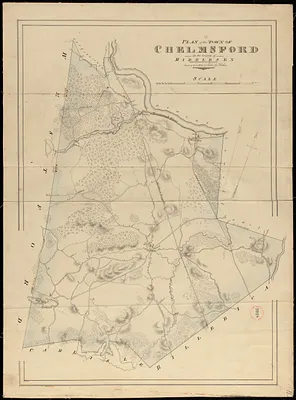Plan of Chelmsford made by John G. Hales, dated 1831