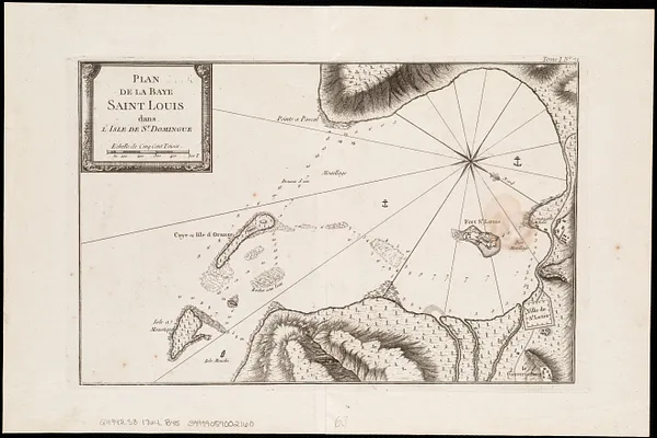 Plan de la Baye Saint Louis dans l'isle de St. Domingue