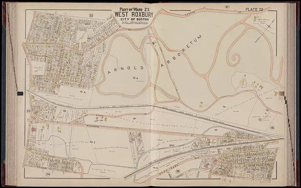 Atlas of Dorchester, West Roxbury and Brighton, city of Boston