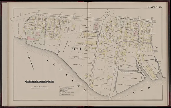 Atlas of the city of Cambridge, Massachusetts