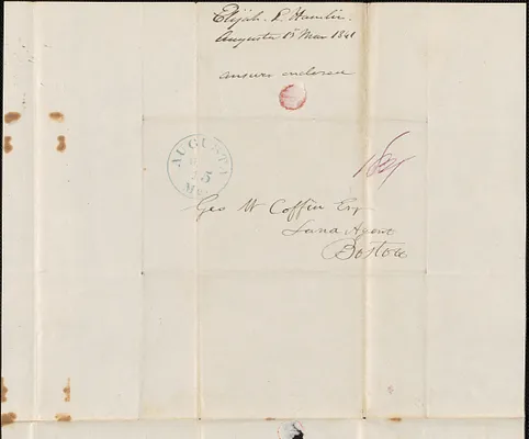 E.L. Hamlin to George Coffin, 13 March 1841