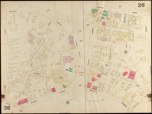 Insurance map of Charlestown : portions of Roxbury (now annexed to Boston) and Cambridge : 1868 : corrected Nov. 1871
