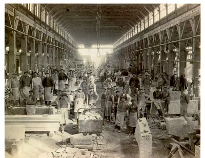 Quarry workers in Milford