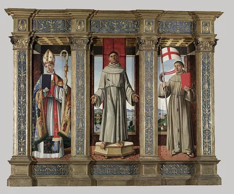 Saint Louis of Toulouse, Saint Francis, and the Blessed John Capistrano