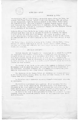 Radio Press Report