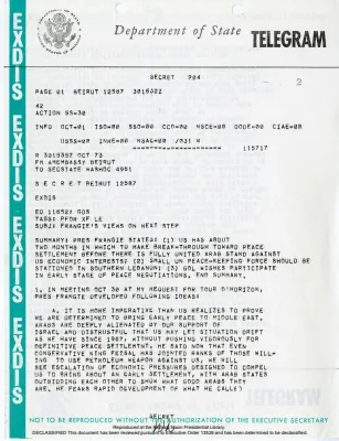 LEBANON VOL. III January 1971-October 1973 [2 of 3]