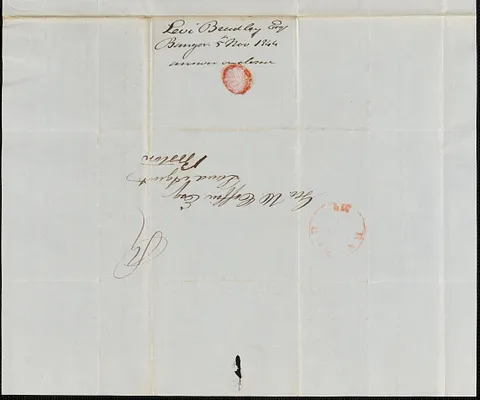 Levi Bradley to George Coffin, 5 November 1844