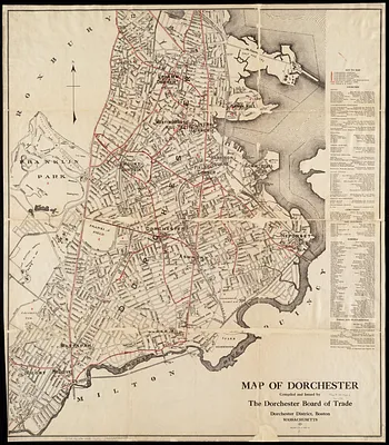 Map of Dorchester