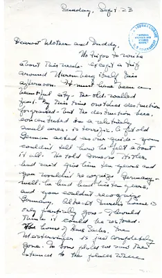 Letter from Katherine Fite to Mr. and Mrs. Emerson Fite