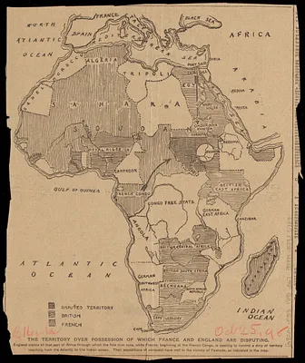 The territory over possession of which France and England are disputing