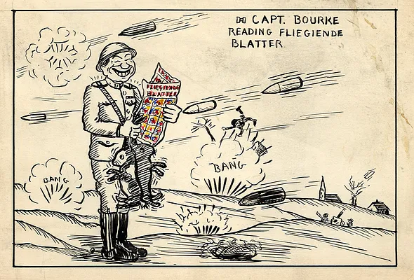 Drawing of Captain Thomas C. Bourke