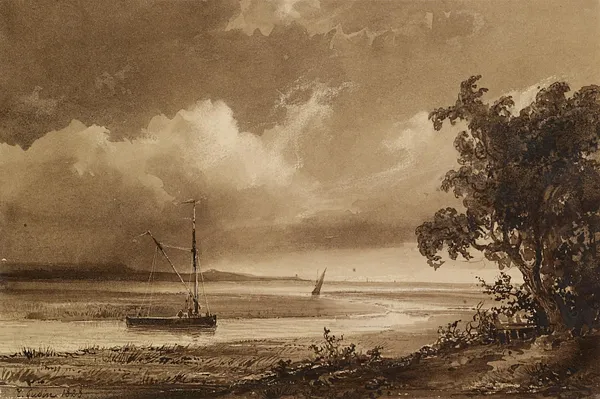 Riverscape with Boats