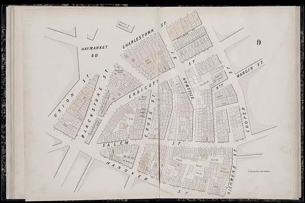 Plan of the city of Boston