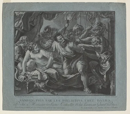 Samson Taken by the Philistines in Delilah's House