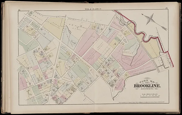 Atlas of the town of Brookline, Massachusetts