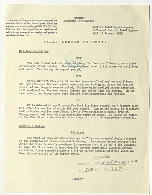 Memorandum, Daily Korean Bulletin