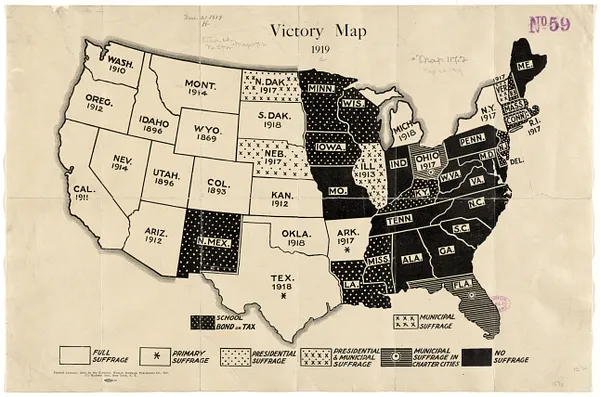 Victory map 1919