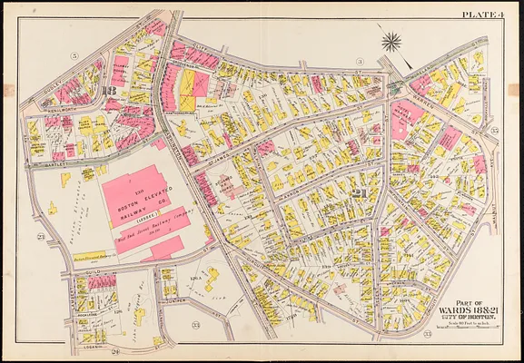 Atlas of the city of Boston, Roxbury