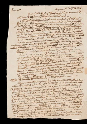 Draft letter from Cotton Tufts, Weymouth, to John Adams[?], 25 Feb[?]1800