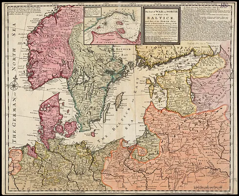 The seat of war in ye North