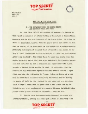 Report to the National Security Council by Project Solarium Task Force B - Part 2 of 5