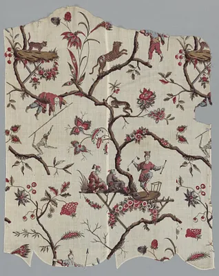 Woodblock Printed Textile Fragments