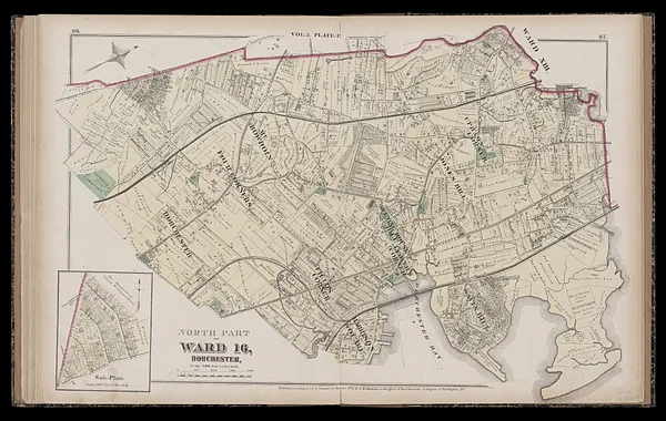 Atlas of the county of Suffolk, Massachusetts : vol. 3rd including Boston and Dorchester : from actual surveys and official records