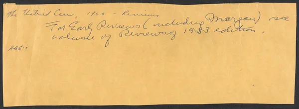 Herbert Brutus Ehrmann Papers, 1906-1970. Sacco-Vanzetti. The Untried Case, 1960 edition: reviews, publicity clippings, etc. Box 4, Folder 3, Harvard Law School Library, Historical & Special Collections